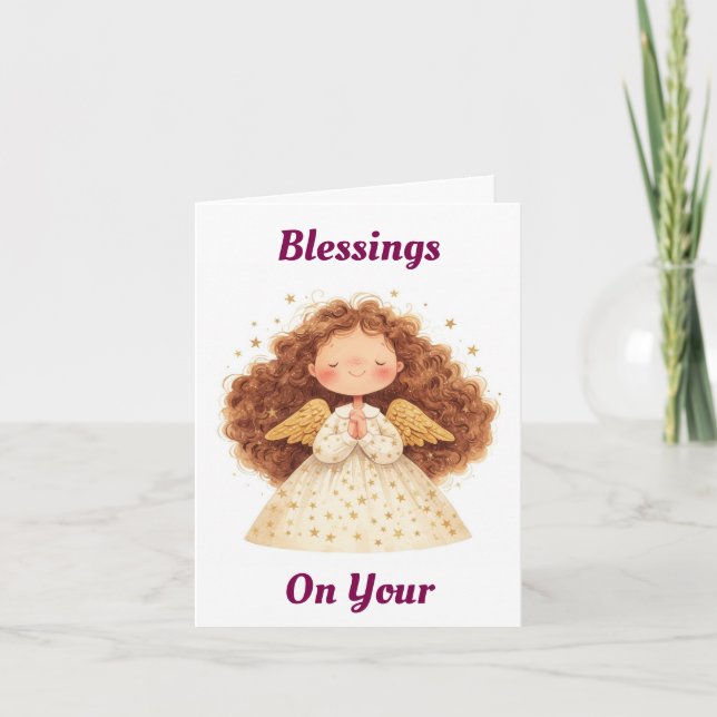 Tarjeta de felicitación de cumpleaños de Angel Pra (Anverso)