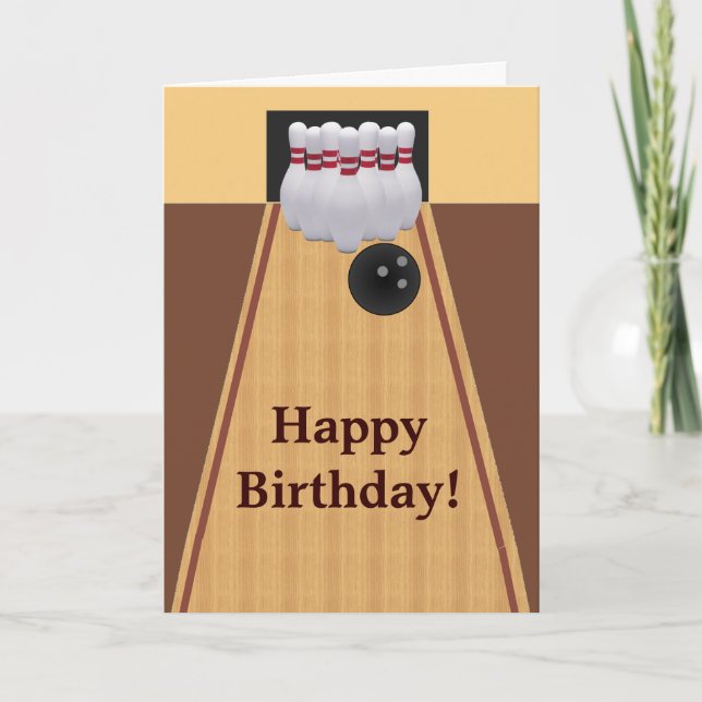 Tarjeta de felicitación de cumpleaños de Brown Bow (Anverso)