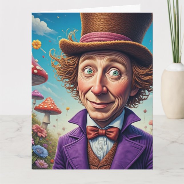 Tarjeta de felicitación de cumpleaños de CANDY MAN (Anverso)