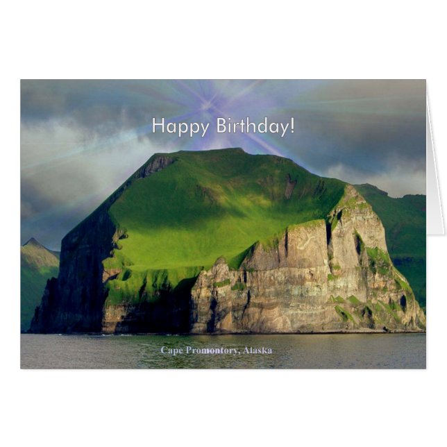 Tarjeta de felicitación de cumpleaños de Cape Prom (Anverso (Horizontal))