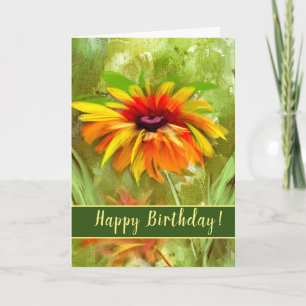Tarjeta de felicitación de cumpleaños de Daisy