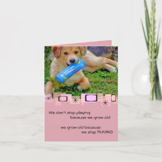 Tarjeta de felicitación de cumpleaños de Golden Re