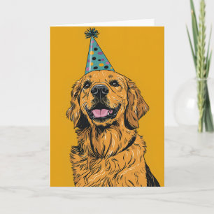 Tarjeta de felicitación de cumpleaños de Golden Re
