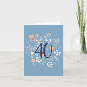Tarjeta de felicitación de cumpleaños de hito pers
