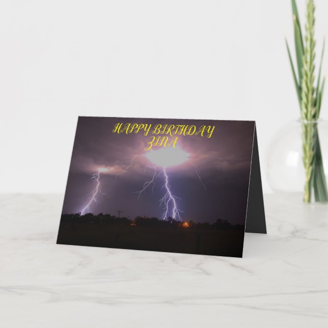 Tarjeta de felicitación de cumpleaños de Kansas Li (Anverso)