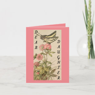 Tarjeta de felicitación de cumpleaños de la hija V