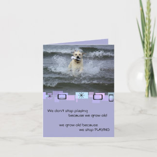 Tarjeta de felicitación de cumpleaños de Labrador