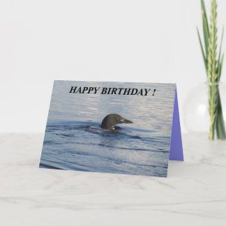 Tarjeta de felicitación de cumpleaños de Loon