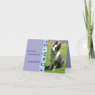Tarjeta de felicitación de cumpleaños de perro de 