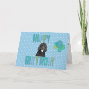 Tarjeta de felicitación de cumpleaños de Poodle Do