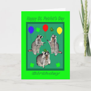 Tarjeta de felicitación de cumpleaños de San Patri