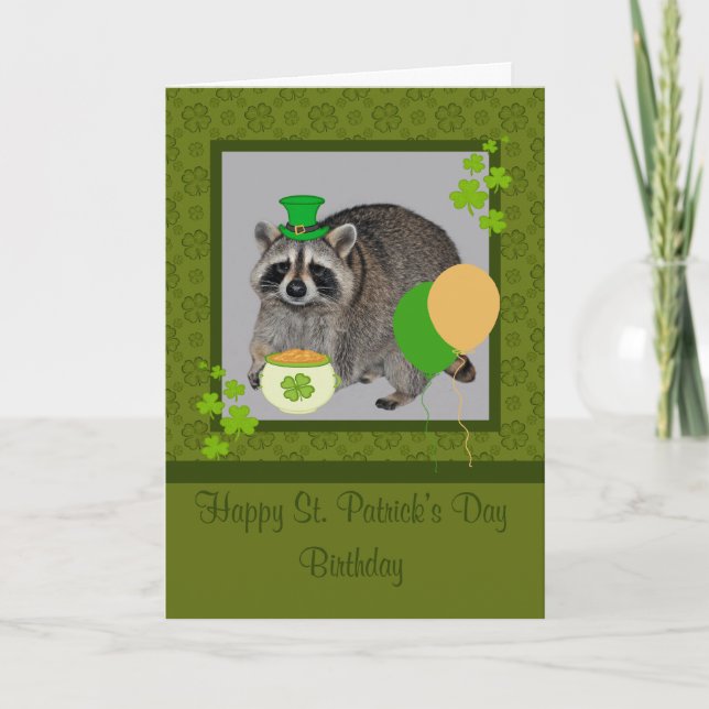 Tarjeta de felicitación de cumpleaños de San Patri (Anverso)
