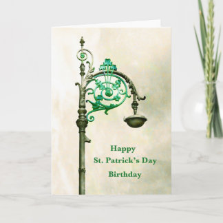 Tarjeta de felicitación de cumpleaños de San Patri