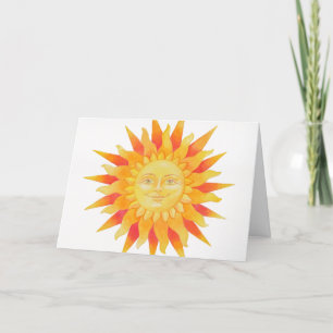 Tarjeta de felicitación de cumpleaños de Sol para 