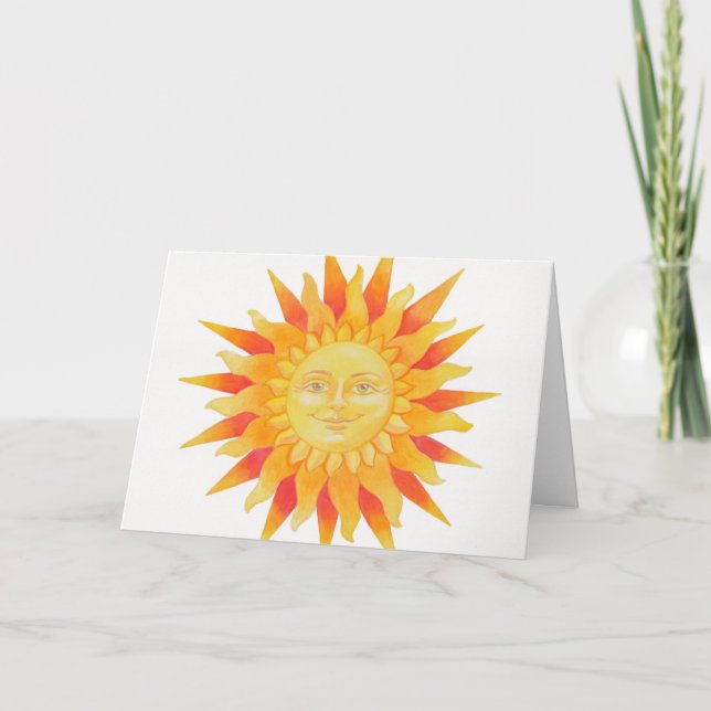 Tarjeta de felicitación de cumpleaños de Sol para  (Anverso)