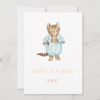 Tarjeta de felicitación de cumpleaños de Tom Kitte
