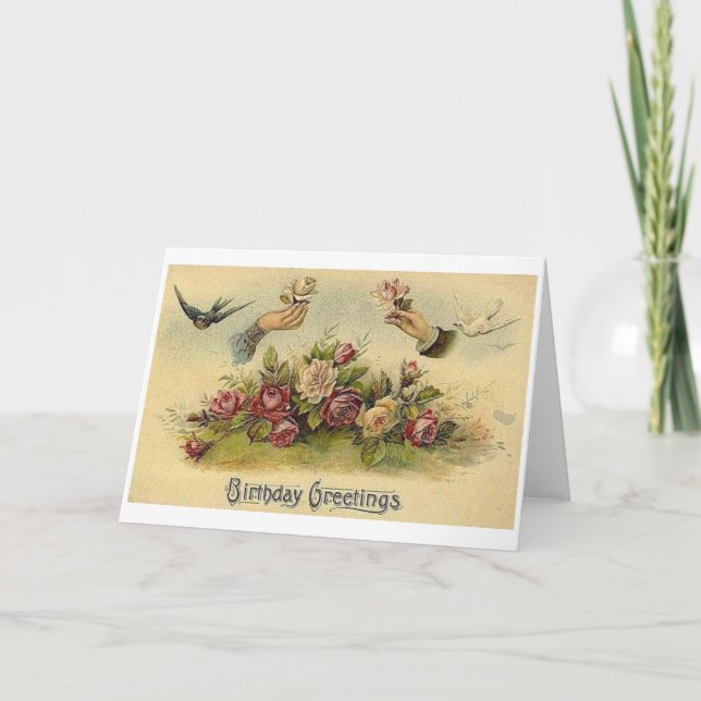Tarjeta de felicitación de cumpleaños de Victoria (Anverso)