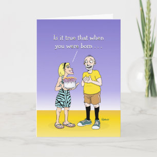 Tarjeta de felicitación de cumpleaños divertida pa