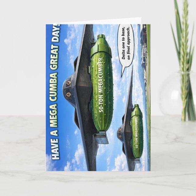 Tarjeta de felicitación de cumpleaños divertidísim (Anverso)