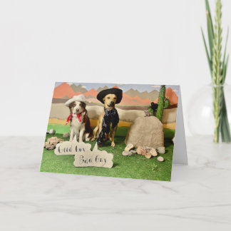 Tarjeta de felicitación de cumpleaños doblada