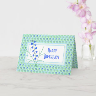 Tarjeta de felicitación de cumpleaños doblada de c