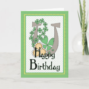 Tarjeta de felicitación de cumpleaños feliz a los