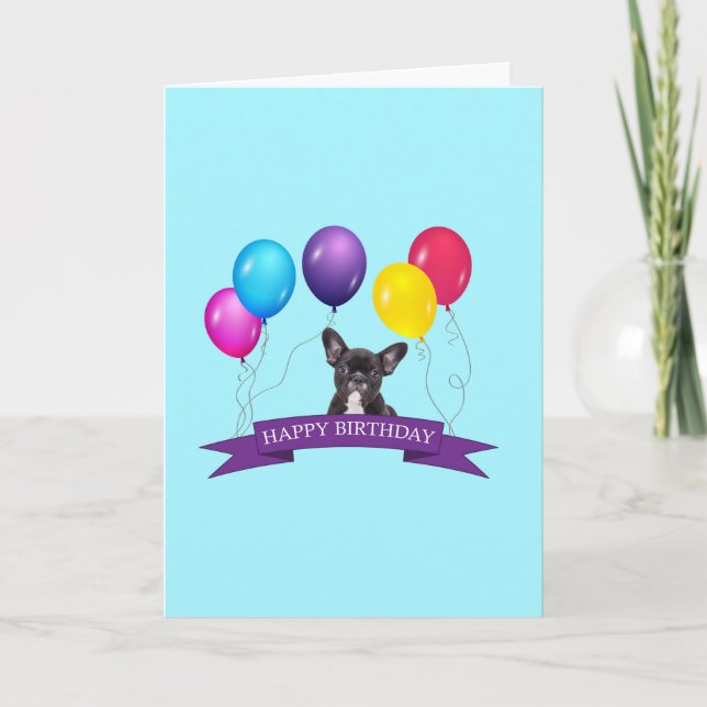 Tarjeta de felicitación de cumpleaños feliz al Bul (Anverso)