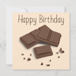 Tarjeta de felicitación de cumpleaños feliz de cho