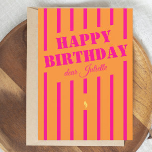 tarjeta de felicitación de cumpleaños feliz de col