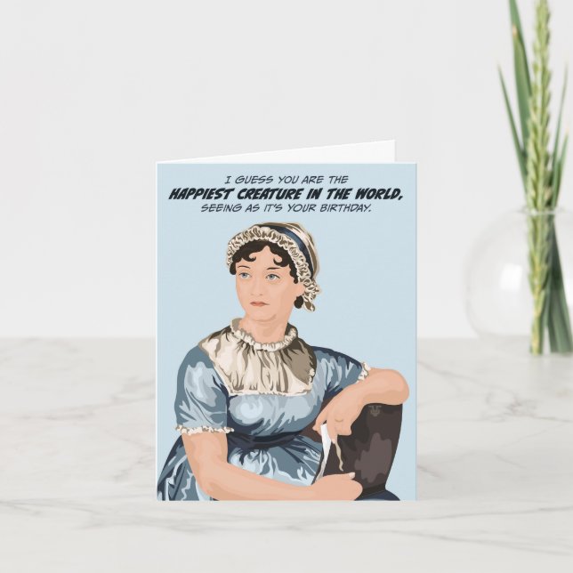 Tarjeta de felicitación de cumpleaños feliz de Jan (Anverso)