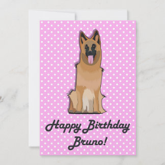 Tarjeta de felicitación de cumpleaños feliz de pas