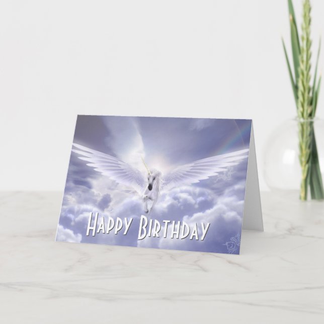Tarjeta de felicitación de cumpleaños feliz de Peg (Anverso)
