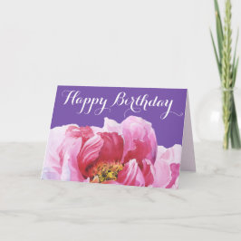 Tarjeta de felicitación de cumpleaños feliz de Pin