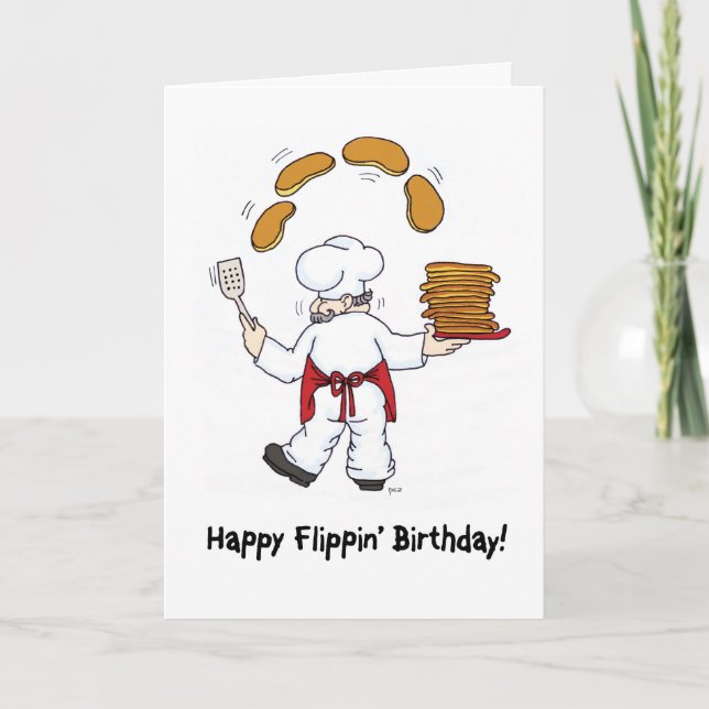 Tarjeta de felicitación de cumpleaños feliz Flippi (Anverso)