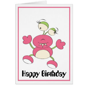 Tarjeta de felicitación de cumpleaños feliz para e