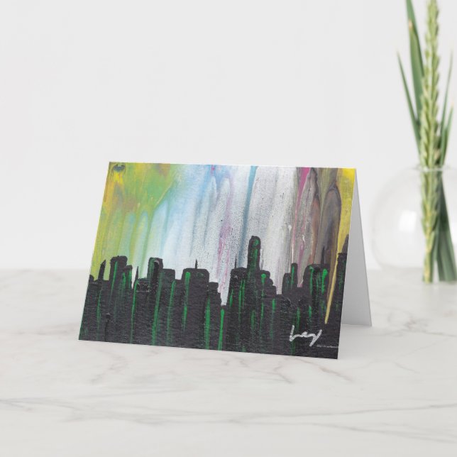 Tarjeta de felicitación de cumpleaños feliz "Signa (Anverso)