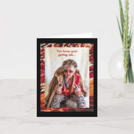 Tarjeta de felicitación de cumpleaños humorística 