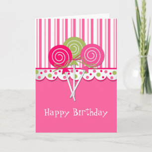 Tarjeta de felicitación de cumpleaños para el Chic