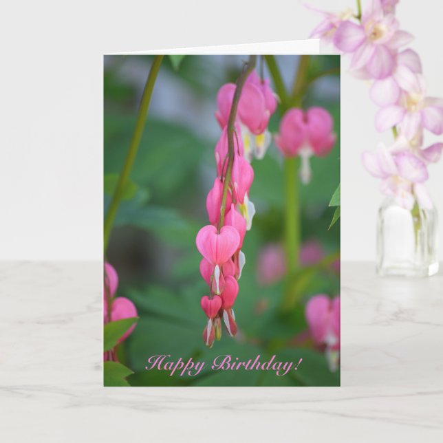 Tarjeta de felicitación de cumpleaños para el cora (Orquídea)