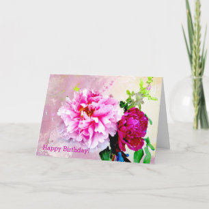 Tarjeta de felicitación de cumpleaños para gente r