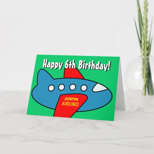 Tarjeta de felicitación de cumpleaños para niños | (Anverso)