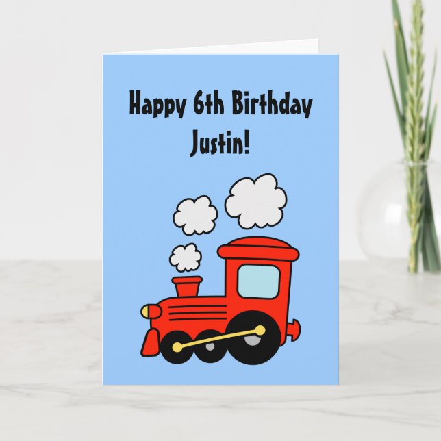 Tarjeta de felicitación de cumpleaños para niños | (Anverso)