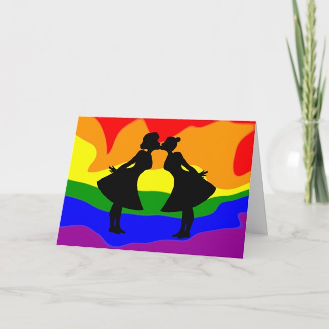 Tarjeta de felicitación de cumpleaños para parejas (Anverso)