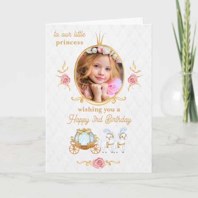 Tarjeta de felicitación de cumpleaños para Princes (Anverso)