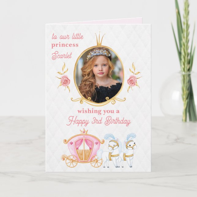 Tarjeta de felicitación de cumpleaños para Princes (Anverso)