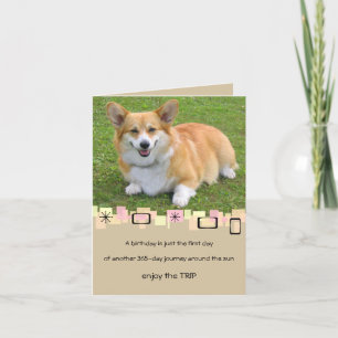 Tarjeta de felicitación de cumpleaños Pembroke Wel