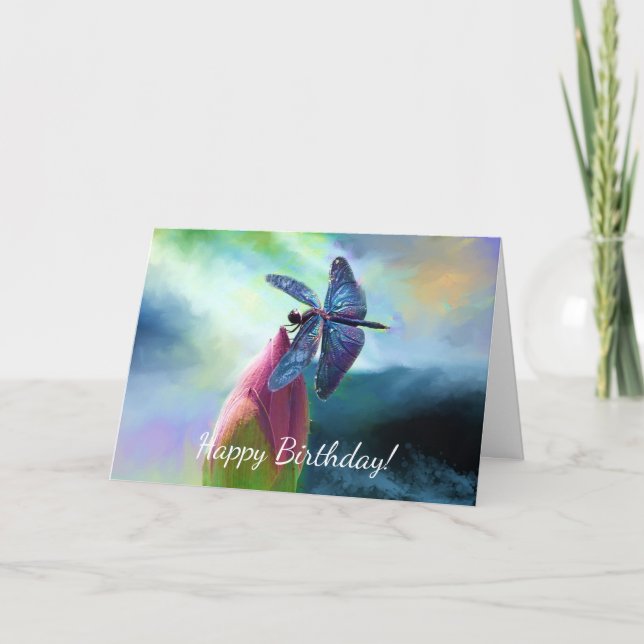Tarjeta de felicitación de cumpleaños personalizad (Anverso)