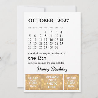 Tarjeta de felicitación de cumpleaños personalizad