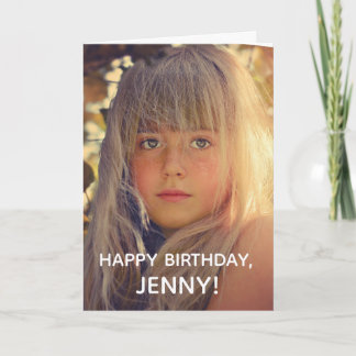 Tarjeta de felicitación de cumpleaños personalizad