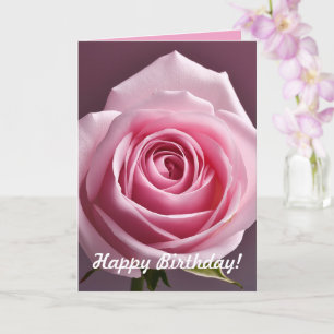 Tarjeta de felicitación de cumpleaños Rosa